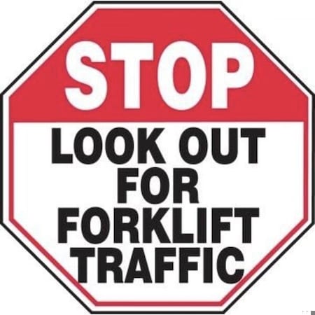 Accuform STOP Safety Sign LOOK OUT FOR MVHR937VS MVHR937VS